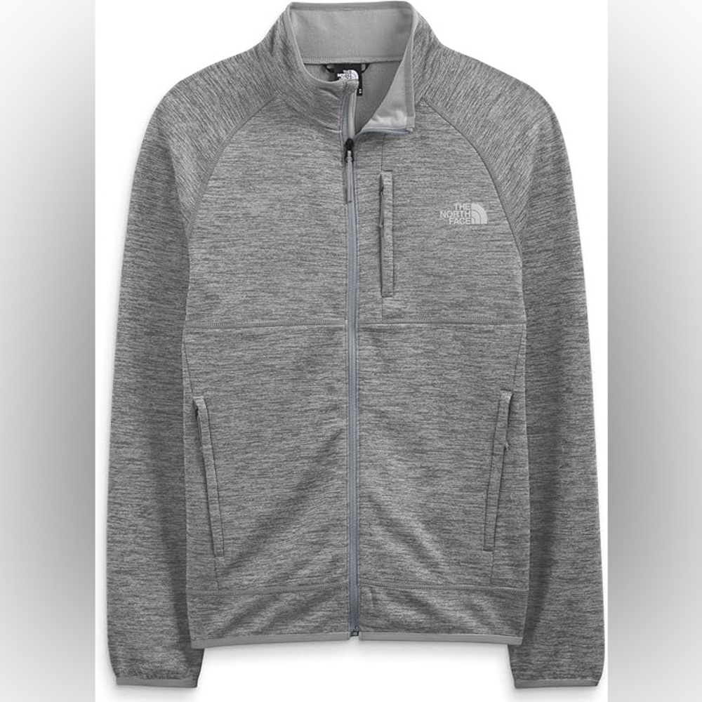 The North Face Heather Gray Zip-Up Canyonlands Jacket